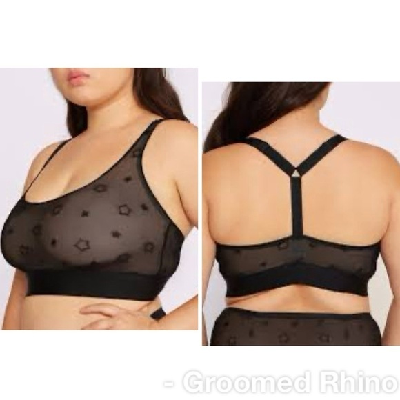 Parade Silky Lace Scoop Bralette Size 3 - Picture 1 of 5